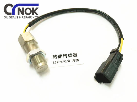 Excavator Solenoid Valve Speed Sensor 125-2966 For E320B E320C With Square Plug