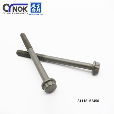 Machinery Engine Excavator Spare Parts Cylinder Head Screw S1118-52450 for J05E J08E